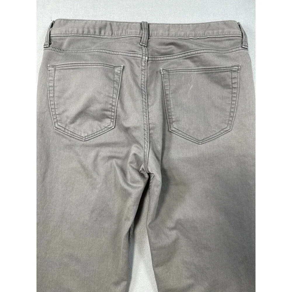Banana Republic Travel Slim Light Gray Pants 33x32 Washwell Chinos Men’s
